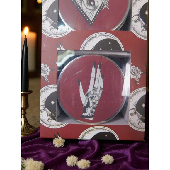 I Am The Universe Candle Set Travel Tin Pomegranate Noir Scented Decor Gift New - Picture 5 of 9